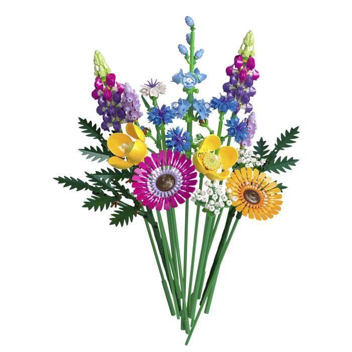 LEGO Icons 10313 Bouquet de Fleurs Sauvages, Plantes Artificielles avec Coquelicots - Botanicals - Pour Adultes