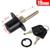 16/19Mm Cabinet Lock Zinc Alloy Furniture Desk Draw Pedestal Lock Office Home Filing Cabinet Lock With 2 Keys
