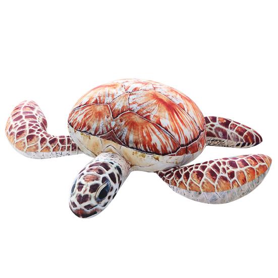 Realistic Ocean Sea Turtle Tortoise Plush Soft Stuffed Animal Doll Kids Toy Gift