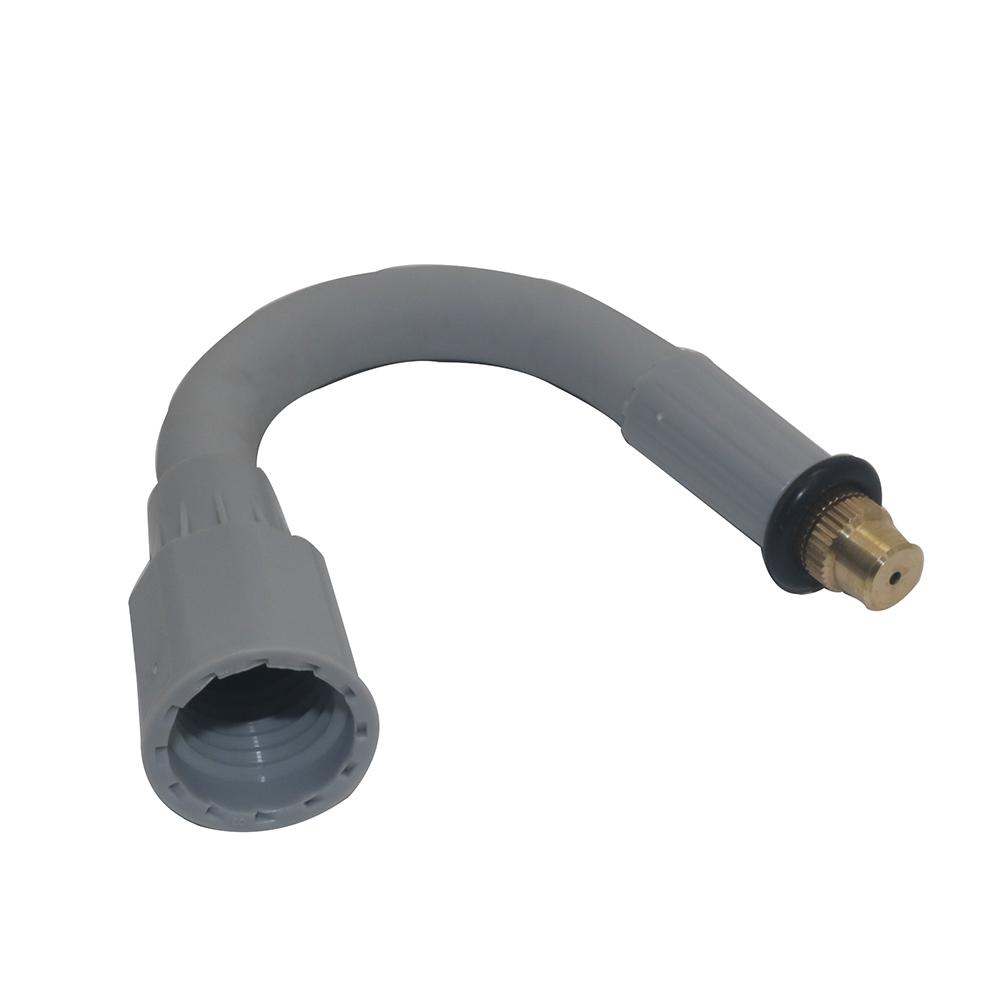 Free Adjustment Extension Rod Metal Nozzle Watering Can Spray Can Nozzle Car Wash Can Nozzle ABS Plastic White1 Pcs