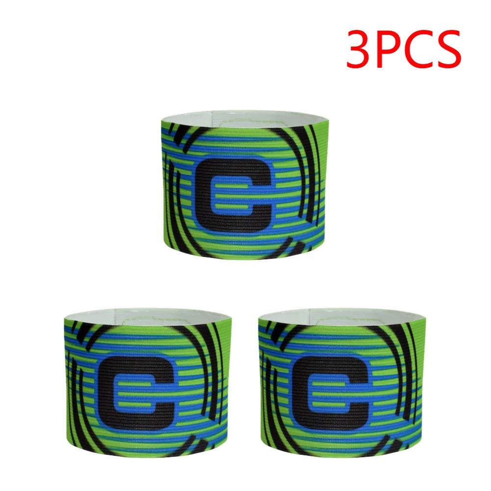 1-3pc Football Captain Armband Soccer Arm Band Leader Competition Gift Soccer Captain Group Armband Football Training Kid Adults