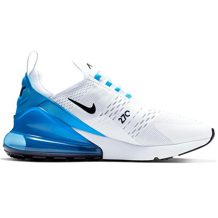 Nové Nike Air Max 270 Bílé Černé Foto Modré AH8050-110