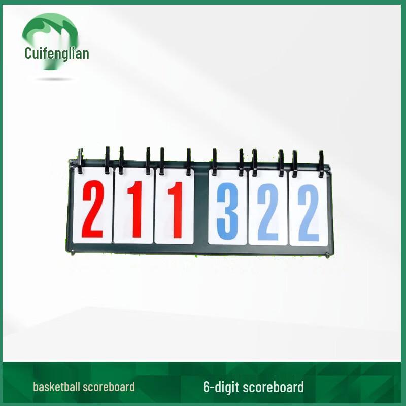 Multi-Sport 6-Digit Flip Scoreboard