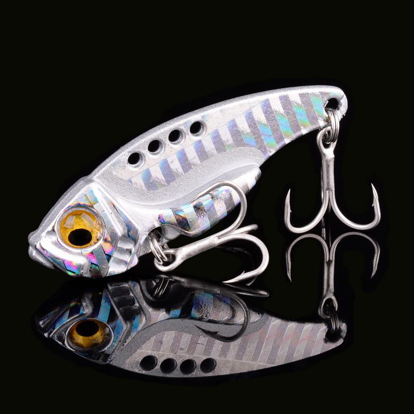 7G Full Swim Layer VibLure Bait Metal Spinner Fake Bionic Bait for Long Casting Freshwateishing Special for Bass And Perch 4.2CM