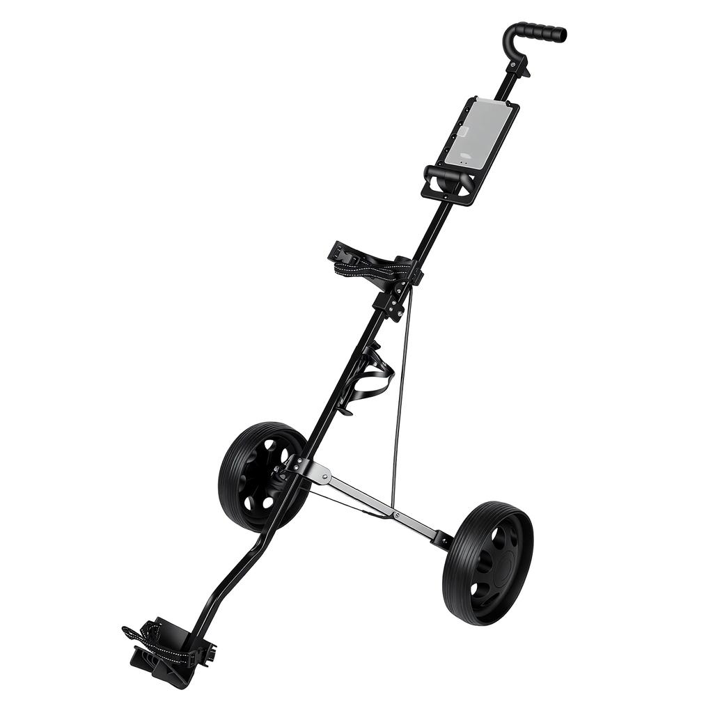 Push Cart 2 Wheel Bag Foldable Lightweight Design with Multi Function Panel Strap