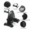 Mini Exercise Bike Arm and Leg Trainer Portable Pedal Trainer Anti Slip Foot Pedal Exercise Machine LED Display for Leg Training