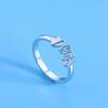 925 Sterling Silver Ring AAA Zircon Adjustable Simplicity Fashion Exquisite Women Jewelry Accessories Wedding Party Gift