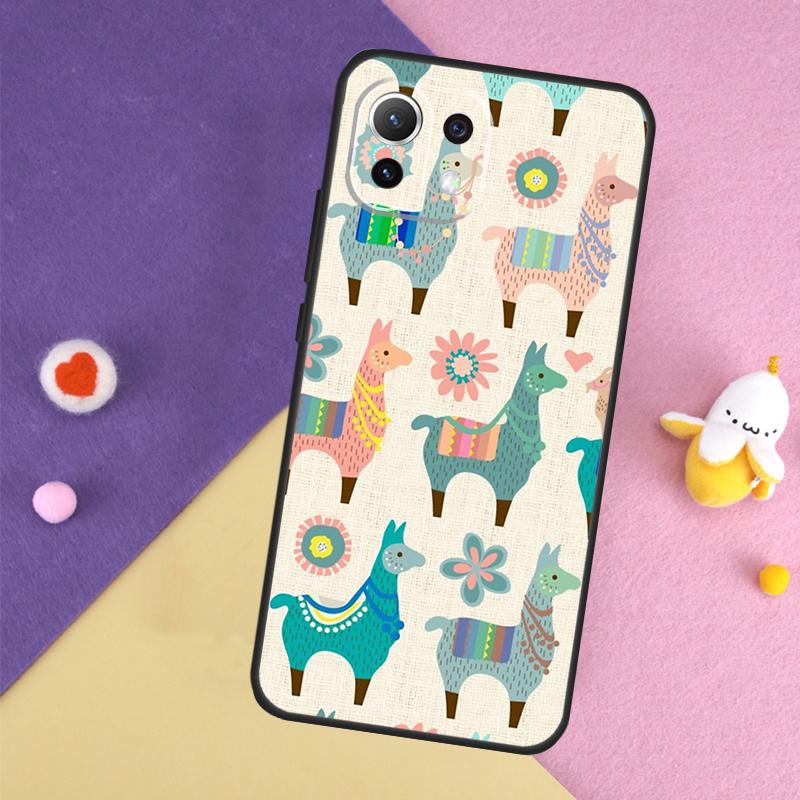 

Cartoon Alpaca Llama Case For Xiaomi 13T 11T 12T 14T Pro 13 14 15 Ultra POCO X7 Pro X3 X5 X6 F5 F6 M6 Pro Cover POCO X7 Pro