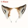 Faux Fox Ears, Fluffy Fox Ear Headbands, Realistic Ear Headbands,fluffy Fox Ear Animal Hair Accessories,suitable for Halloween Animation Cosplay Party