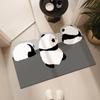 Cartoon Diatom Mud Mat Bathroom Moisture-wicking Quick Drying Slip-resistant Mat Toilet Door Carpet Toilet Washless Foot Mat