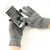 Knitted writing gloves men and women couples autumn and winter piled thickened wool to keep warm, non-slip and cold
