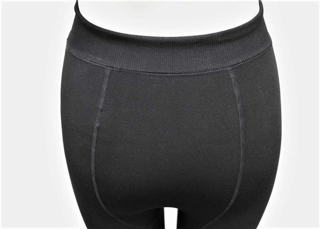 Warm Mink Fur Lined One Size Fits Warm [DELSOL GOLF] Leggings, All, Black, Insulating, Stretchable,