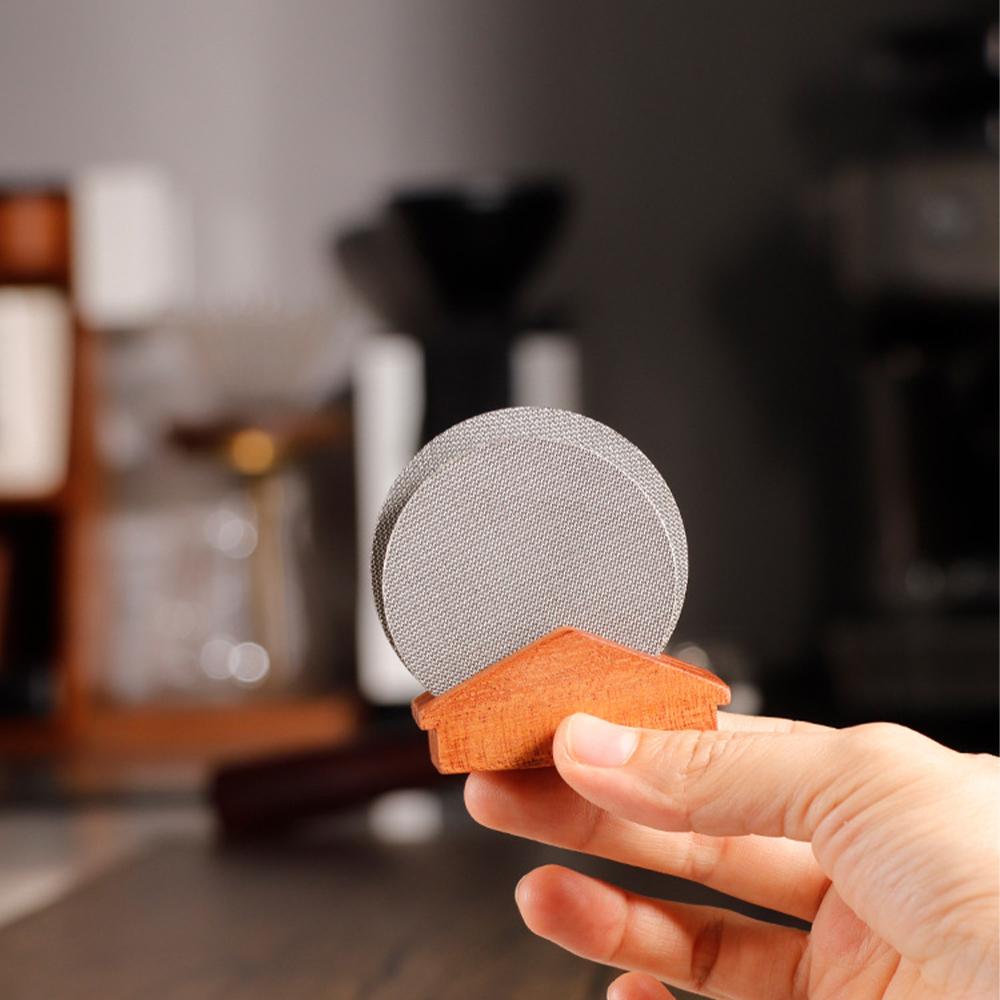 Storage Base Coffee Filter Paper Stand Coffee Filters Espresso Cup Reusable Puck Screen Holder Coffee Paper Storage Rack