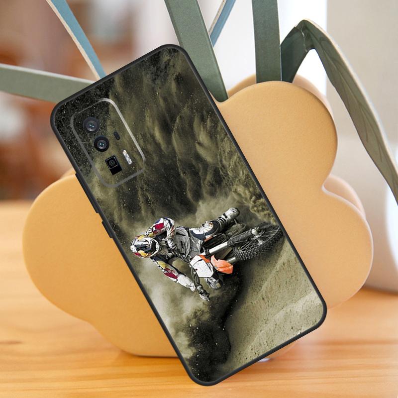 Moto Cross Motorcycle Sport Case For Xiaomi 13T 11T 12T Pro 13 14 Ultra 12 Lite POCO F6 F5 X6 Pro M6 X3 X5 M5s F3 Cover