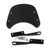 Motorcycle Universal Black Windshield Wind Deflector Windscreen Fairing