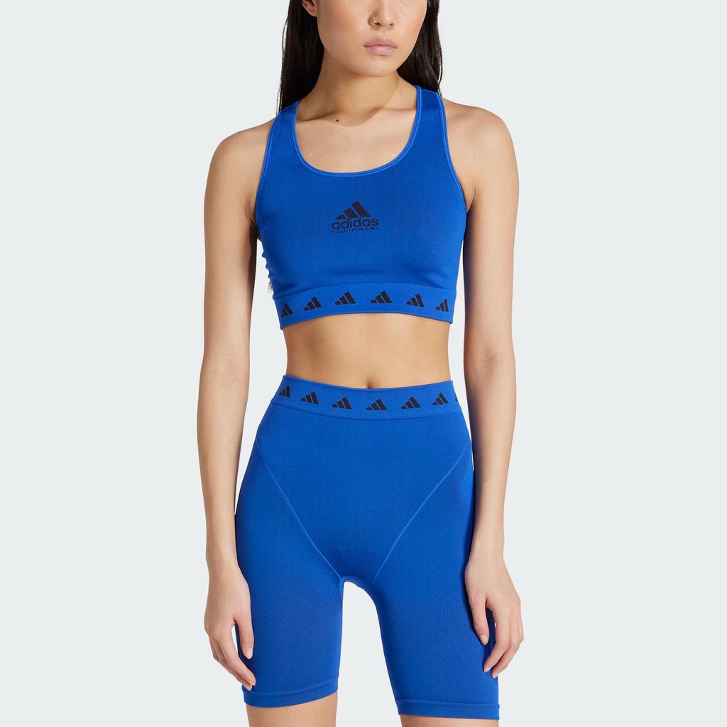 Adidas Equipment Series Ss25 Fashion Simple Comfortable Slim Fit Sports Vest Women Tops Equipment-Blue JN6499
