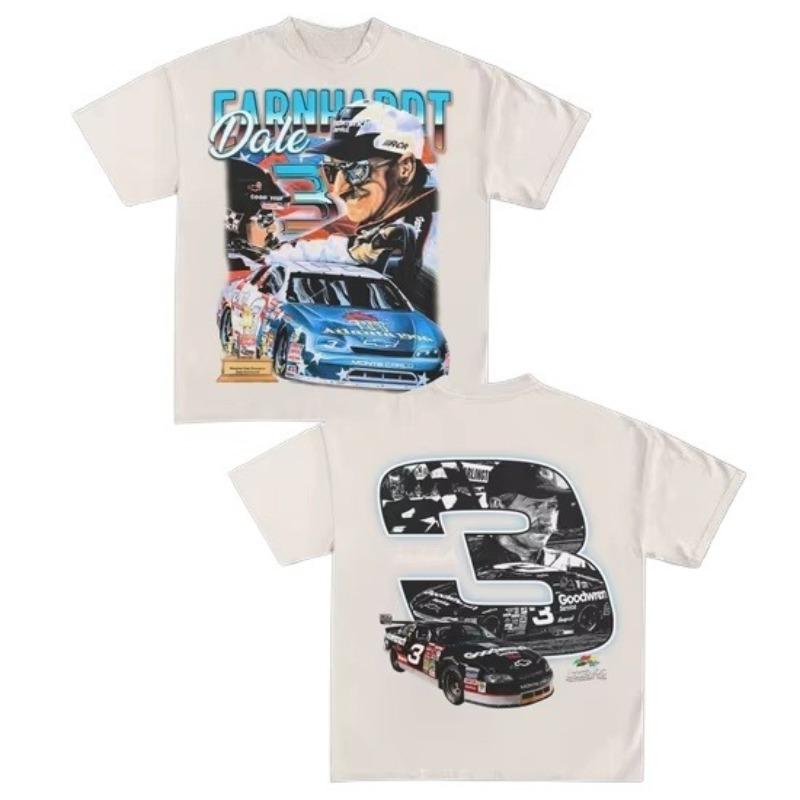 Dale Earnhardt NASCAR Tee » Racing » Vintage Heavyweight T-Shirt - Legends Heavyweight Tees High Quality and Comfortable Summer