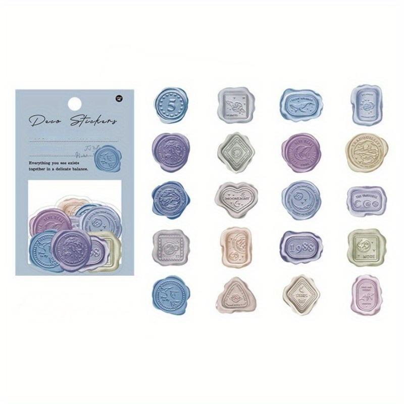 80Pcs/2Bags Kawaii Stationery Stickers Vintage Fire Paint Diary Planner Decorative Mobile Stickers Scrapbooking DIY Craft Sticker