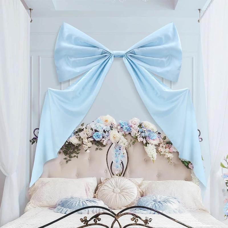 

Pink Red Large Bow Wall Decor Big Coquette Bow for Birthday Party Room Backdrop Giant Ribbon Hanging Gift Christmas Wall Decor