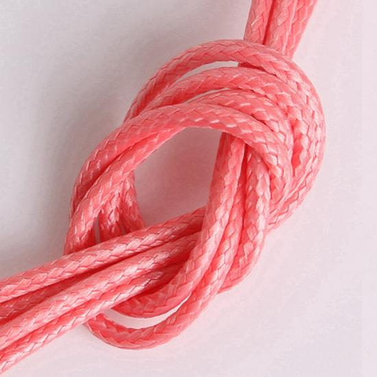 2mm Korean Waxed Cord Faux Leather Necklace Rope for DIY Jewelry Making & Bracelets.