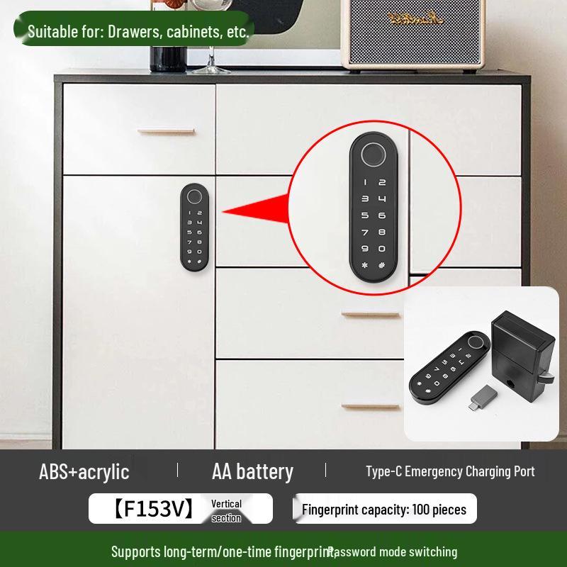 Schuhschrank Smart Fingerabdruck- & Passwortsperre für Hauseingang & Umkleideraum