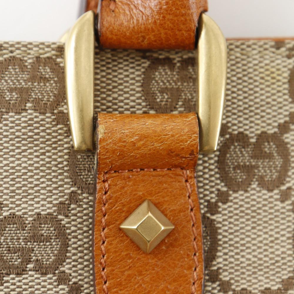 GUCCI Tote Bag Handbag 120898 Brown GG canvas unisex Used