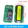 LCD1602 1602 LCD-Modul Blau/Gelb Grüner Bildschirm 16x2 Zeichen LCD-Display PCF8574T PCF8574 IIC I2C Schnittstelle 5V für Arduino
