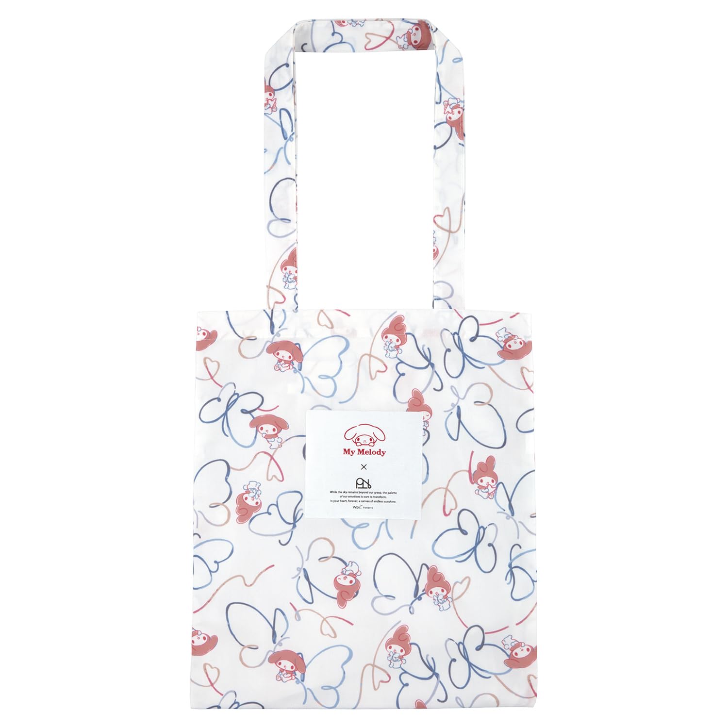 

Patterns Sanrio Characters x Patterns Tote Bag Butterfly Ribbon Off [2025] Wpc. Wpc. Water-Repellent (My Melody) W108-SA29-204