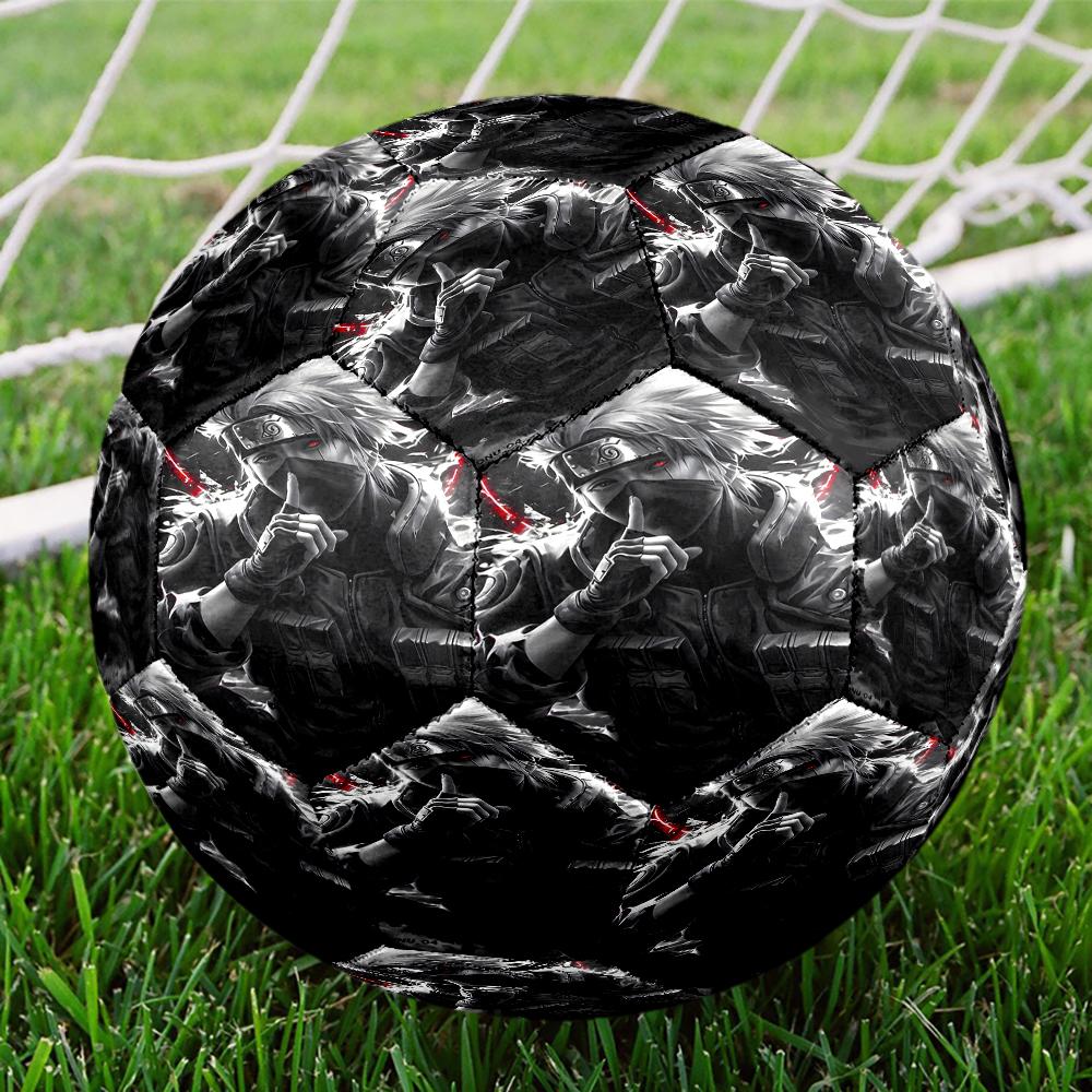 Dark Anime Ninja Character Size 5 Soccer Balls, Anti-Slip, Protective Football, Outdoor Sport, a Unique Gift Suitable for Him/her, Birthdays