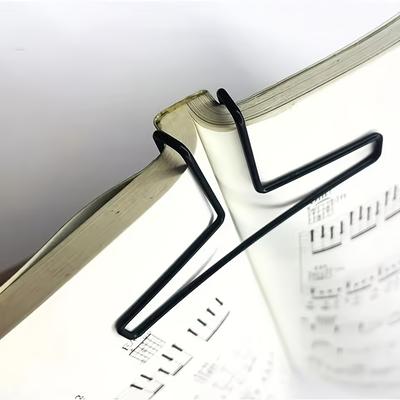 Metal Music Stand Clip - Adjustable Sheet Music Holder for Piano, Books, Magazines, and More - Easy Reading and Organization