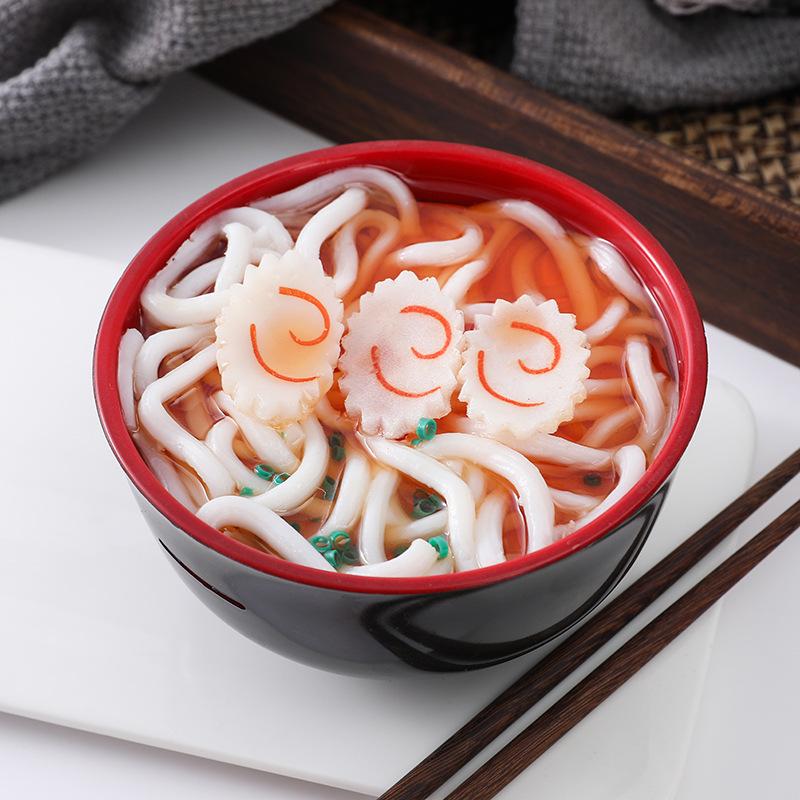 Creative Udon Noodle Bowl Ramen Piggy Bank for Film and Photography Props