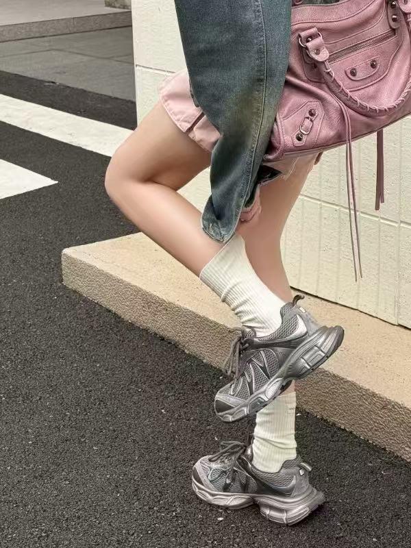 Autumn Chunky Sneakers for Women 2025 - Trendy Casual Sports Shoes with Ink-Absorbing Soles