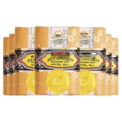 Bee & Flower Sandalwood Soap Bar 7-Pack