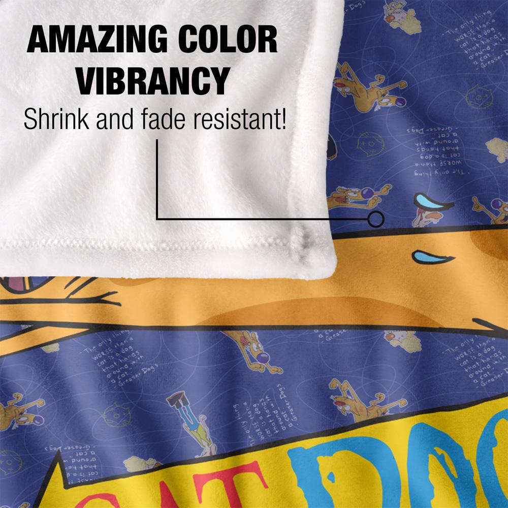 CatDog Silky Running Supersoft Blanket