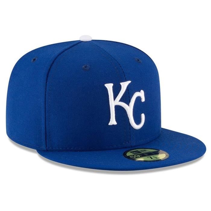 Kšiltovka - New Era - 59Fifty - Kansas City Royals - Modrá - 100% Polyester - Pánská