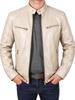 New men's stand-up collar PU leather jacket slim locomotive jacket spring and autumn casual multi-color coat