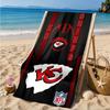 Asciugamano da Spiaggia Football Kansas City Chiefs, Asciugatura Rapida, Facile da Curare, Adatto sia per il Fitness che per le Vacanze al Mare, Essenziale Sportivo