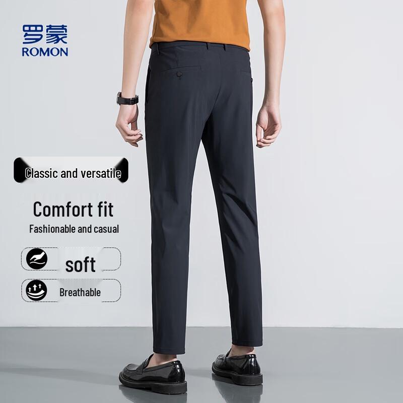 

Luomeng Men s Lightweight Ice Silk Casual Pants 35