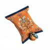Vintage 18x24cm Short Plush Tissue Bag Rectangle Floral Tissue Box Holder Reusable Cotton Tassels Napkin Paper Box Office