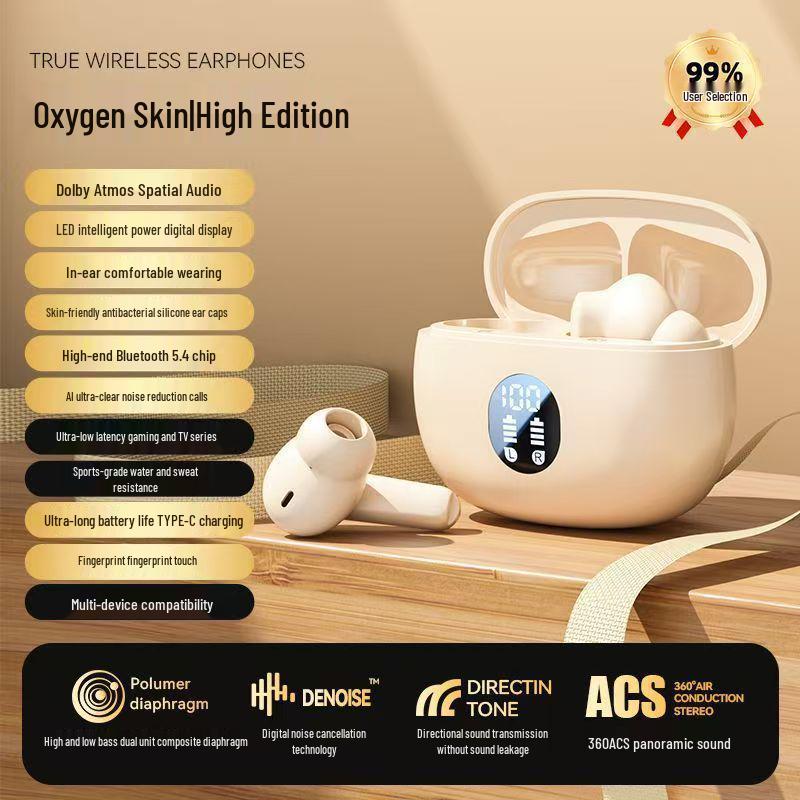 

Best-Selling D56 Wireless Bluetooth Earphones: In-Ear, Noise-Cancelling, Sports & Computer-Ready, Universal for Mobile Phones.