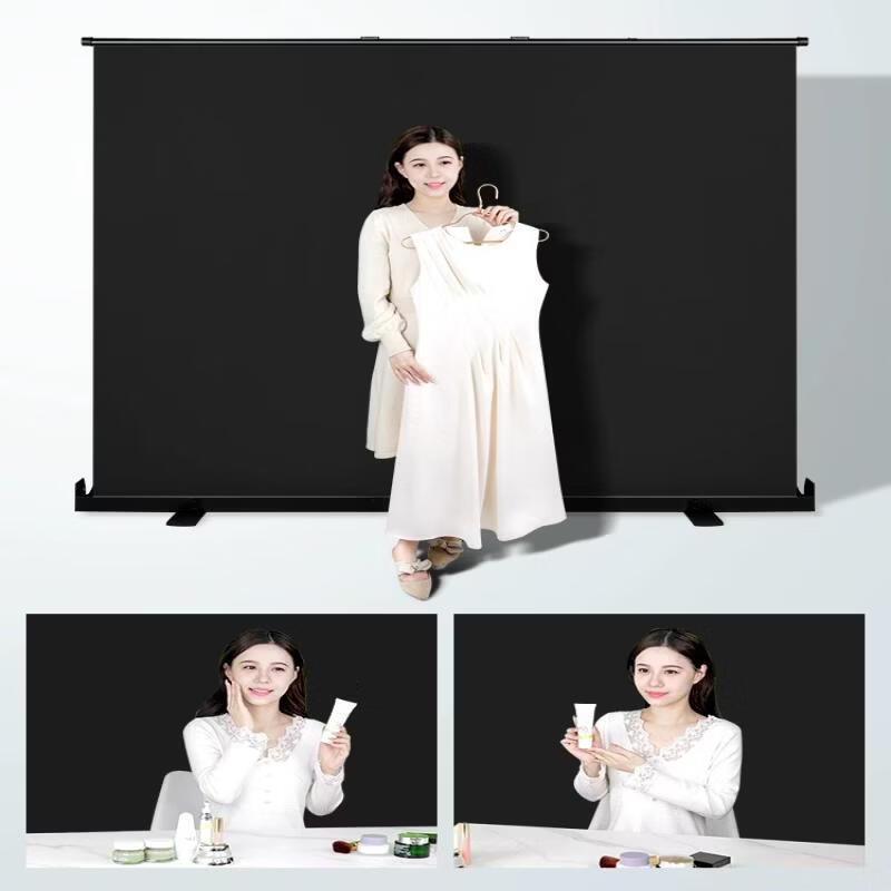 OLOEY Photography Background Stand with White Backdrop