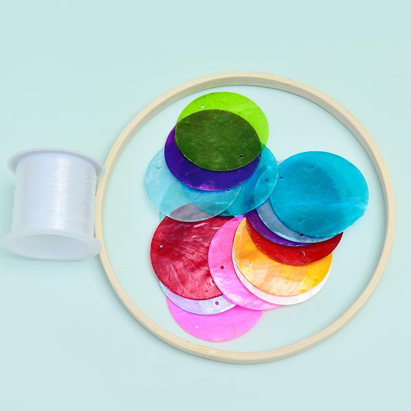 DIY Transparent Shell Wind Chime Kit: Handmade Craft Set for New Year Gifts