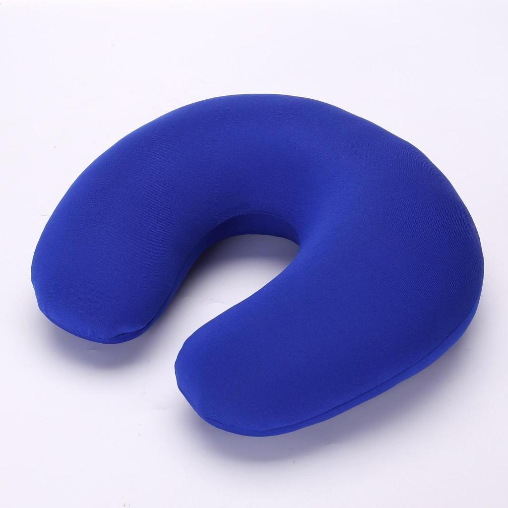 U-Shaped Plush Travel Pillow for Neck and Back Support