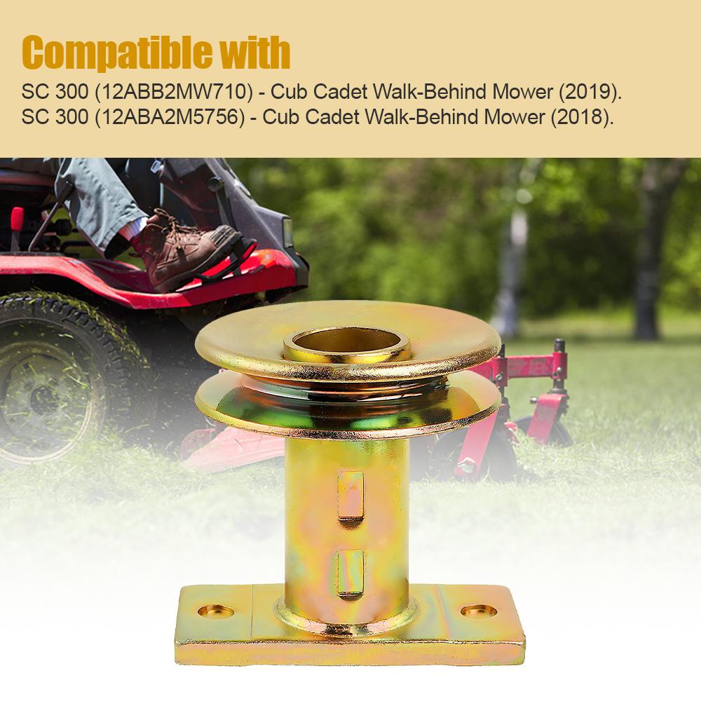 Lawn Mower Blade Adapter Kit with Pulley Replace 710-1044 687-02528 736-0524B with Screw and Blade