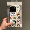 Cute Full Screen Cat Lychee Texture Silicone Phone Case For iPhone 17 Pro Max 11 12 13 14 15 16 Pro 14 Plus 17 Air Soft Cover