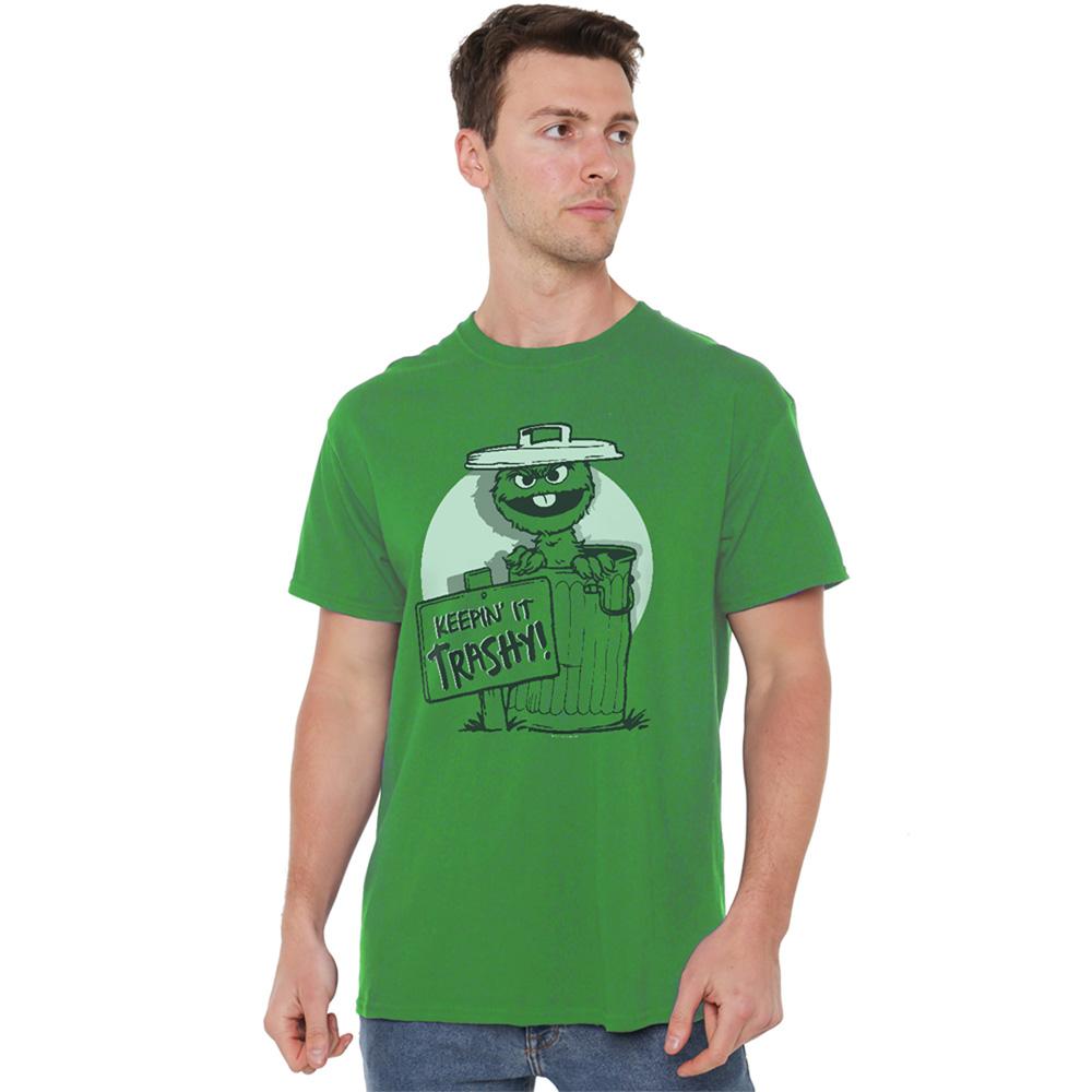 Sesame Street Unisex Adult Keepin It Trashy T-Shirt