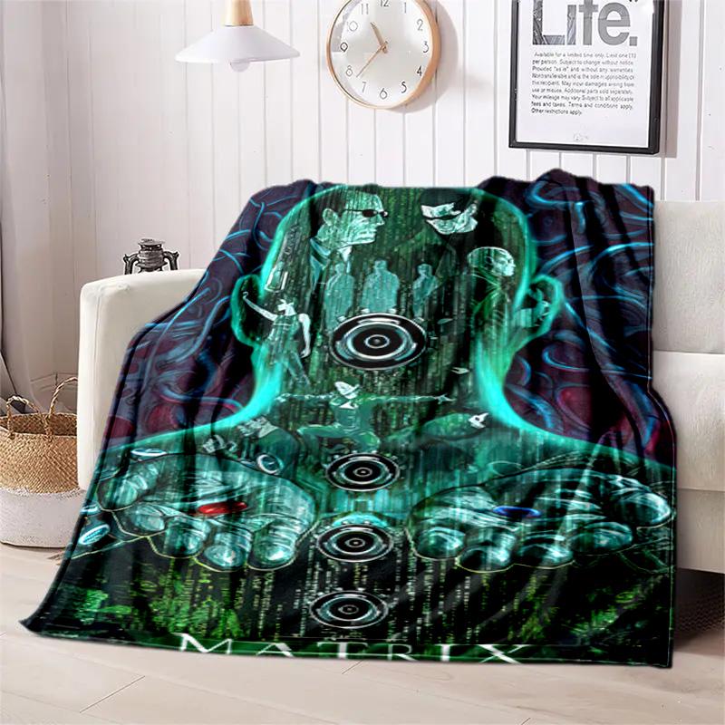 Matrix Blanket Suitable All Seasons Soft Comfortable Sofa Office Home Blanket Holiday Birthday Gift Blanket Soft And Comfortable Sofa Blanket Sheet
