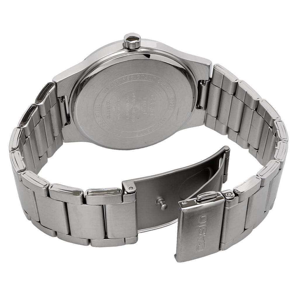 Casio Standard Solar Analog 5 ATM Water Resistant Watch White Metal Band Overseas Model [Casio] MTP-RS105D-7BV Men's [Item]