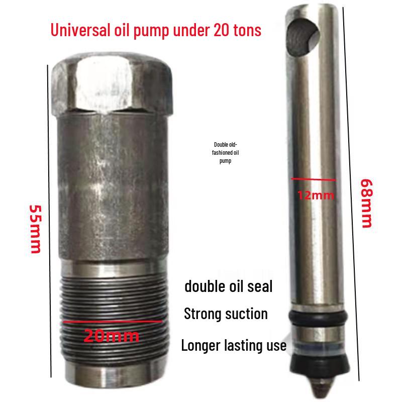 Kit de Reparo Universal para Macaco Hidráulico de Carro com Êmbolo da Bomba de Óleo, Cilindro da Bomba de Ar e Acessórios de Vedação à Prova de Poeira