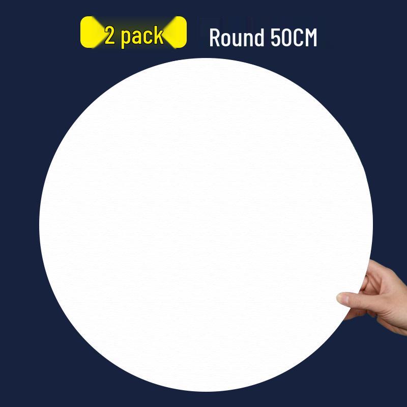 Irregular Round Cotton Linen Canvas Frame for Children's Acrylic and Oil Painting - Oval/Heart Shapes